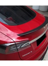 Carbonado Carbon Fiber RS Style Trunk Spoiler for Tesla Model S Pre-Facelift 2012-2015                                     - CF9401RZS-TS - Image 6