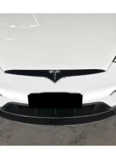 Carbonado CFRP RZS Style Front Canards Tesla Model X SUV 2016-2021                                     - CF9402RZS.FBCRD - Image 2