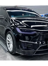 Carbonado CFRP RZS Style Front Canards Tesla Model X SUV 2016-2021                                     - CF9402RZS.FBCRD - Image 13