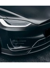 Carbonado CFRP RZS Style Front Canards Tesla Model X SUV 2016-2021                                     - CF9402RZS.FBCRD - Image 6
