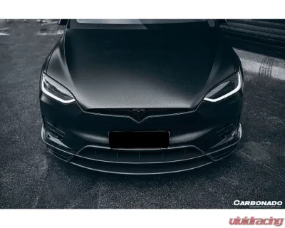 Carbonado CFRP RZS Style Front Canards Tesla Model X SUV 2016-2021 - CF9402RZS.FBCRD