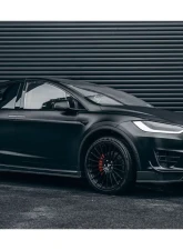 Carbonado CFRP RZS Style Front Canards Tesla Model X SUV 2016-2021                                     - CF9402RZS.FBCRD - Image 8