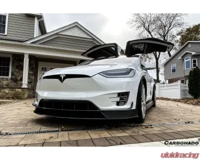 Carbonado Carbonado CFRP RZS Style Front Lip for Tesla Model X 2016-2021 - CF9402RZS.FL