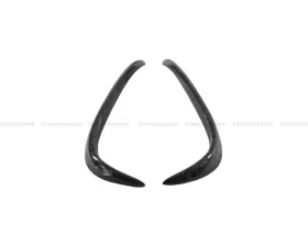 Carbonado CFRP RZS Style Rear Bumper Canards Tesla Model X SUV 2016-2021