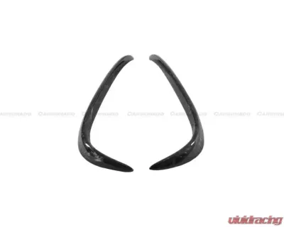 Carbonado FGCF RZS Style Rear Bumper Canards Tesla Model X SUV 2016-2021 - FGCF9402RZS.RBCRD
