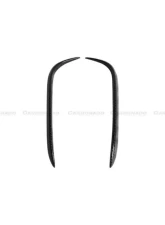 Carbonado FGCF RZS Style Rear Bumper Canards Tesla Model X SUV 2016-2021                                     - FGCF9402RZS.RBCRD - Image 2