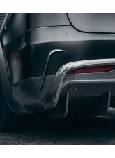 Carbonado FGCF RZS Style Rear Bumper Canards Tesla Model X SUV 2016-2021                                     - FGCF9402RZS.RBCRD - Image 12