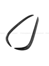 Carbonado FGCF RZS Style Rear Bumper Canards Tesla Model X SUV 2016-2021                                     - FGCF9402RZS.RBCRD - Image 3