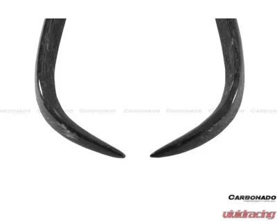 Carbonado FGCF RZS Style Rear Bumper Canards Tesla Model X SUV 2016-2021 - FGCF9402RZS.RBCRD