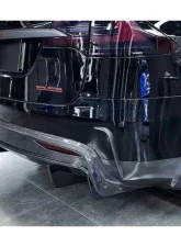 Carbonado FGCF RZS Style Rear Bumper Canards Tesla Model X SUV 2016-2021                                     - FGCF9402RZS.RBCRD - Image 7