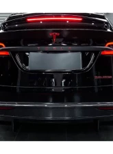 Carbonado FGCF RZS Style Rear Bumper Canards Tesla Model X SUV 2016-2021                                     - FGCF9402RZS.RBCRD - Image 10