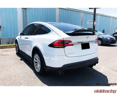 Carbonado CFRP RZS Style Rear Lip Tesla Model X SUV 2016-2021 - CF9402RZS.RD