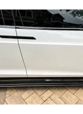 Carbonado CFRP RZS Style Side Skirts Tesla Model X SUV 2016-2021                                     - CF9402RZS.SS - Image 11