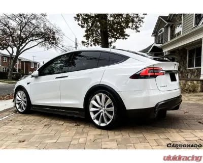 Carbonado CFRP RZS Style Side Skirts Tesla Model X SUV 2016-2021 - CF9402RZS.SS