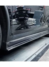 Carbonado CFRP RZS Style Side Skirts Tesla Model X SUV 2016-2021                                     - CF9402RZS.SS - Image 16