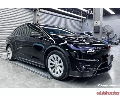Carbonado CFRP RZS Style Side Skirts Tesla Model X SUV 2016-2021 - CF9402RZS.SS
