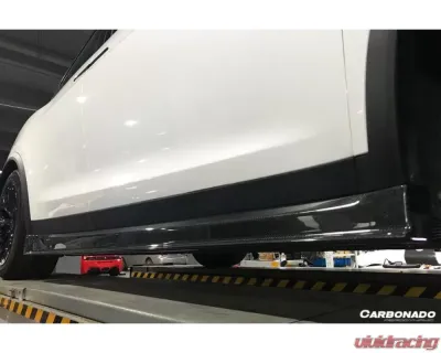 Carbonado CFRP RZS Style Side Skirts Tesla Model X SUV 2016-2021 - CF9402RZS.SS