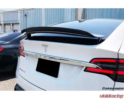 Carbonado Carbonado CFRP RZS Style Trunk Spoiler for Tesla Model X 2016-2021 - CF9402RZS.TS