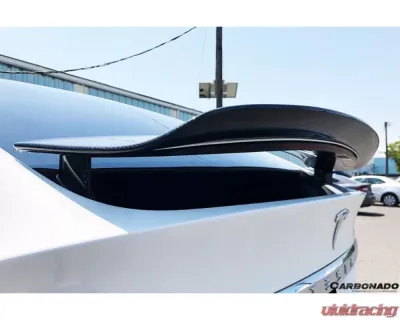 Carbonado Carbonado CFRP RZS Style Trunk Spoiler for Tesla Model X 2016-2021 - CF9402RZS.TS