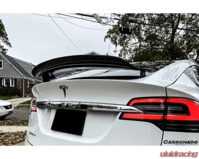 Carbonado Carbonado CFRP RZS Style Trunk Spoiler for Tesla Model X 2016-2021 - CF9402RZS.TS