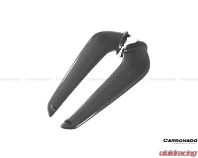 Carbonado CFRP OE Style Front Canards Ferrari 458 Coupe | Spyder 2010-2015 - CF9501-CRD
