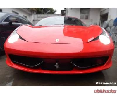 Carbonado CFRP OE Style Front Canards Ferrari 458 Coupe | Spyder 2010-2015 - CF9501-CRD