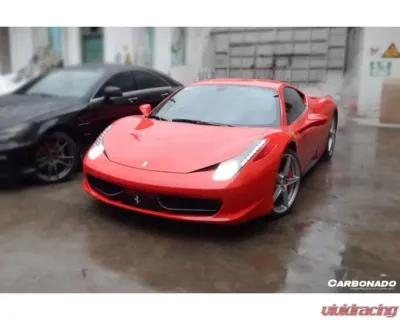 Carbonado CFRP OE Style Front Canards Ferrari 458 Coupe | Spyder 2010-2015 - CF9501-CRD