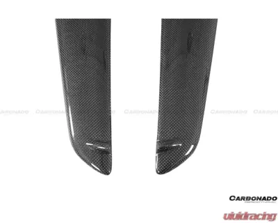 Carbonado CFRP OE Style Front Canards Ferrari 458 Coupe | Spyder 2010-2015 - CF9501-CRD