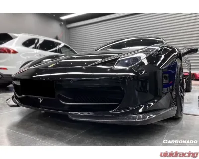 Carbonado CFRP AP Style Front Lip Ferrari 458 Coupe | Spyder 2010-2015 - CF9501AP.FL