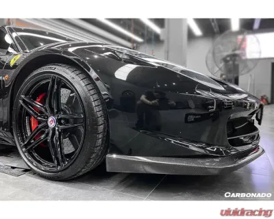 Carbonado CFRP AP Style Front Lip Ferrari 458 Coupe | Spyder 2010-2015 - CF9501AP.FL