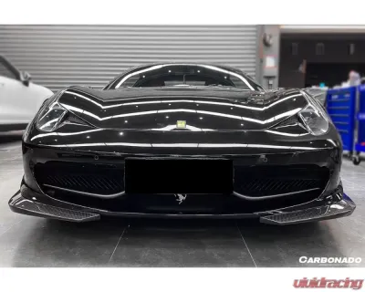 Carbonado CFRP AP Style Front Lip Ferrari 458 Coupe | Spyder 2010-2015 - CF9501AP.FL