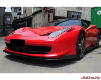 Carbonado CFRP AV Style Front Lip Ferrari 458 Coupe | Spyder 2010-2015 - CF9501AV.FL
