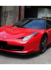 Carbonado CFRP AV Style Front Lip Ferrari 458 Coupe | Spyder 2010-2015                                     - CF9501AV.FL - Image 14