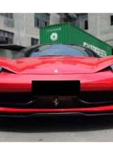 Carbonado CFRP AV Style Front Lip Ferrari 458 Coupe | Spyder 2010-2015                                     - CF9501AV.FL - Image 10