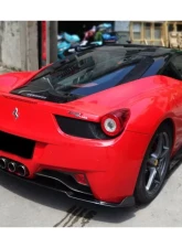 Carbonado FGCF AV Style Rear Lip Ferrari 458 Coupe | Spyder 2010-2015                                     - FGCF9501AV.RD - Image 12