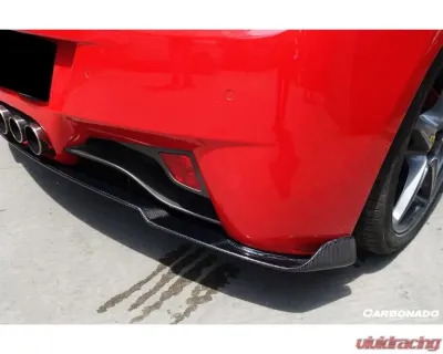 Carbonado FGCF AV Style Rear Lip Ferrari 458 Coupe | Spyder 2010-2015 - FGCF9501AV.RD