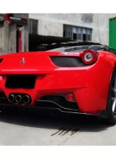 Carbonado FGCF AV Style Rear Lip Ferrari 458 Coupe | Spyder 2010-2015                                     - FGCF9501AV.RD - Image 7