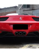 Carbonado FGCF AV Style Rear Lip Ferrari 458 Coupe | Spyder 2010-2015                                     - FGCF9501AV.RD - Image 9