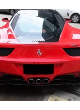 Carbonado FGCF AV Style Rear Lip Ferrari 458 Coupe | Spyder 2010-2015                                     - FGCF9501AV.RD - Image 10