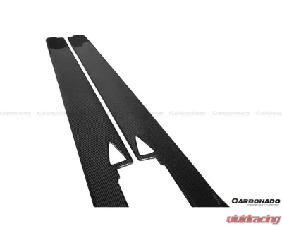 Carbonado CFRP AV Style Side Skirts Ferrari 458 Coupe | Spyder 2010-2015 - CF9501AV.SS