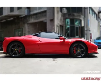 Carbonado CFRP AV Style Side Skirts Ferrari 458 Coupe | Spyder 2010-2015 - CF9501AV.SS