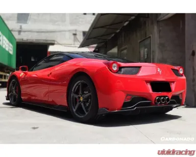Carbonado CFRP AV Style Side Skirts Ferrari 458 Coupe | Spyder 2010-2015 - CF9501AV.SS