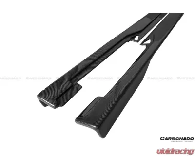 Carbonado CFRP AV Style Side Skirts Ferrari 458 Coupe | Spyder 2010-2015 - CF9501AV.SS