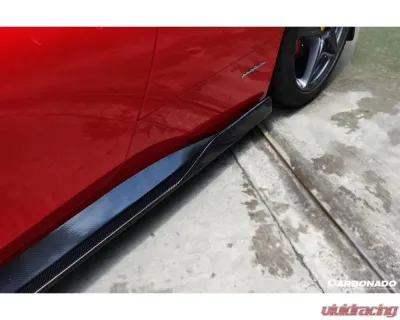 Carbonado CFRP AV Style Side Skirts Ferrari 458 Coupe | Spyder 2010-2015 - CF9501AV.SS