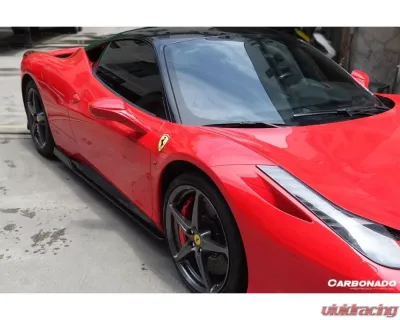 Carbonado CFRP AV Style Side Skirts Ferrari 458 Coupe | Spyder 2010-2015 - CF9501AV.SS