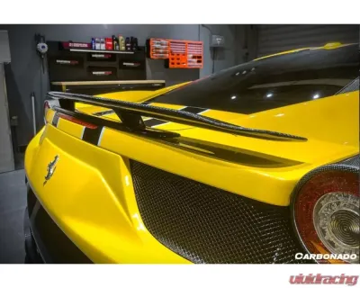 Carbonado Carbon Fiber VT Style Trunk Spoiler for Ferrari 458 Coupe 2010-2015 - CF9501NVT-W