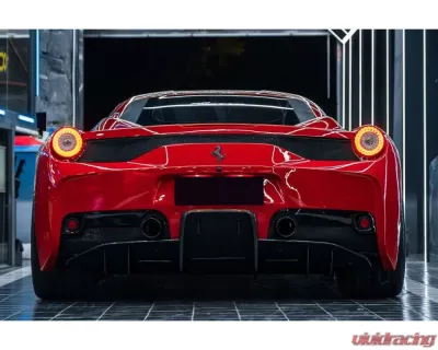Carbonado CFRP OE Style Rear Lip Ferrari 458 Speciale 2010-2015 - CF9501OE-SPEC.RD