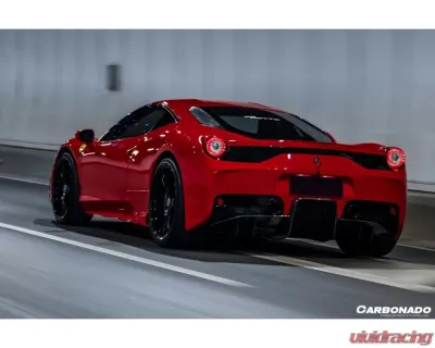 Carbonado CFRP OE Style Rear Lip Ferrari 458 Speciale 2010-2015 - CF9501OE-SPEC.RD
