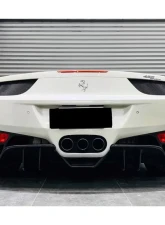 Carbonado CFRP OE Style Brake Lights Covers Ferrari 458 Coupe | Spyder 2010-2015                                     - CF9501R-BLC - Image 11