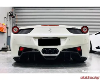 Carbonado CFRP OE Style Brake Lights Covers Ferrari 458 Coupe | Spyder 2010-2015 - CF9501R-BLC
